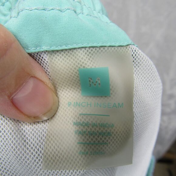 Bonobos Lined Surf Swim Trunk 8" Shorts Blue Striped Size Medium - Picture 8 of 10